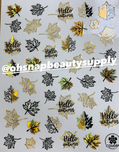 *** Leaf CJ014 Sticker