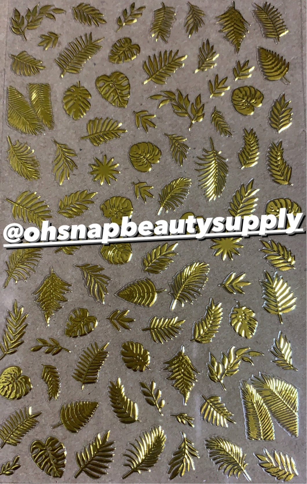Gold Leaf Tropical SP209 Sticker