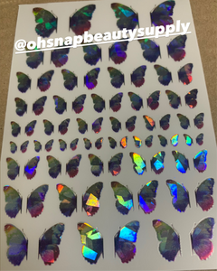 Holographic Butterfly 01-11 Sticker