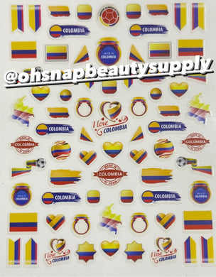 * COUNTRY 1199 Colombia Sticker