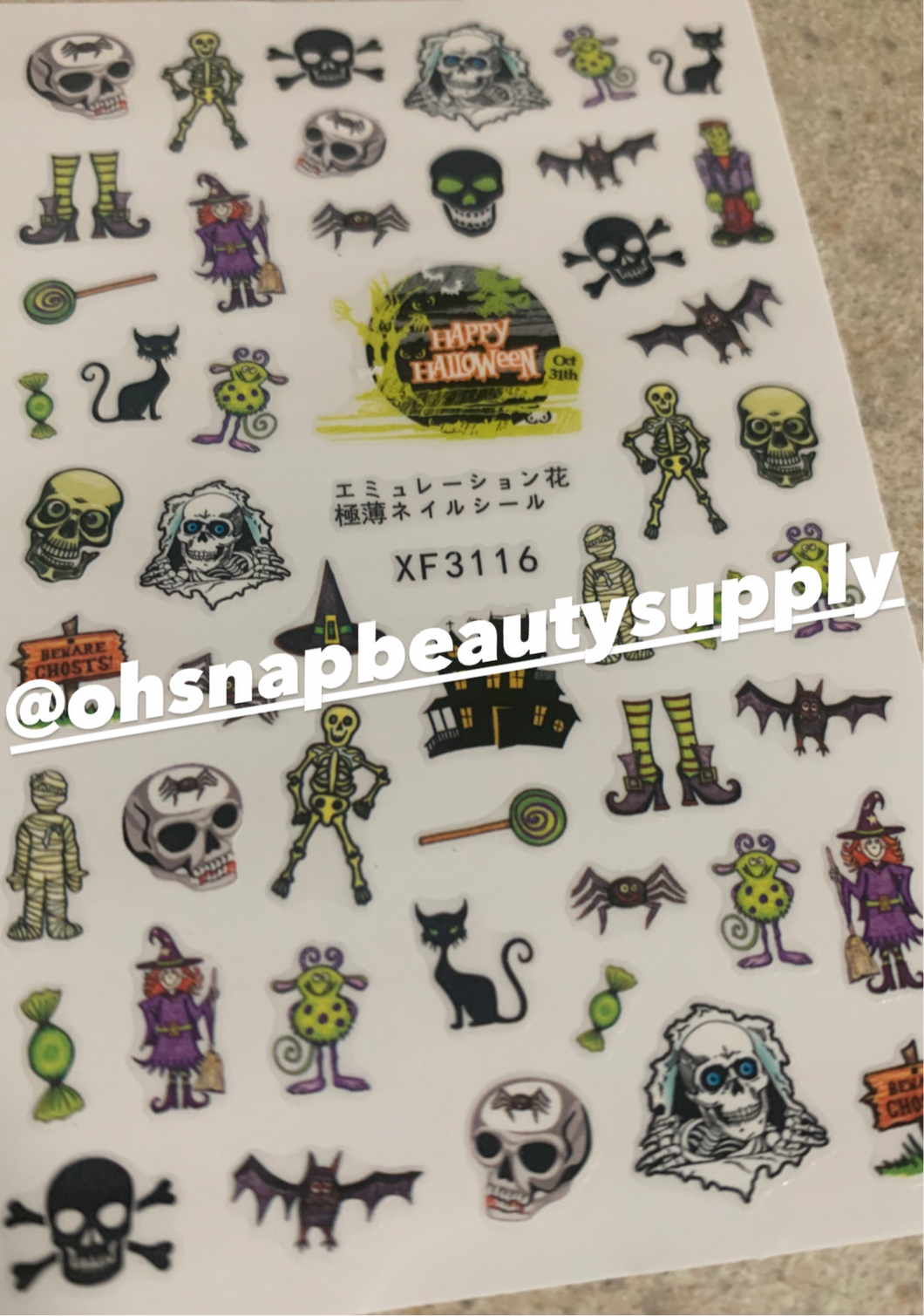 Halloween XF3116 Sticker
