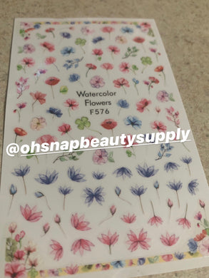 Watercolor Flower F576 Sticker