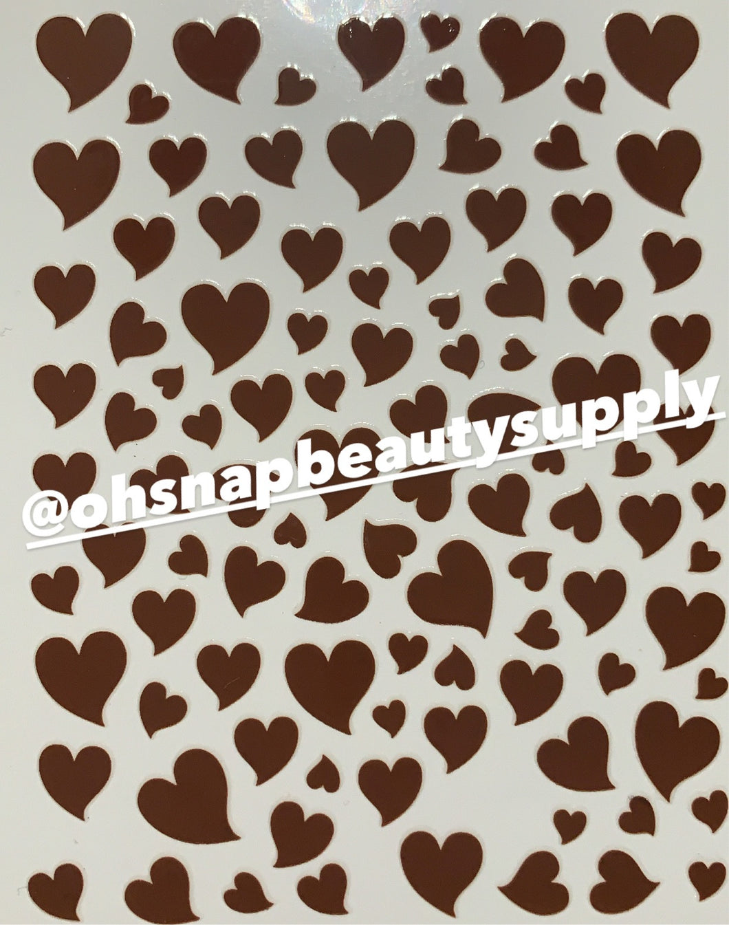 ***Brown Heart ♥️ D4213 Sticker