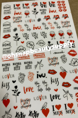 Love 627 Sticker