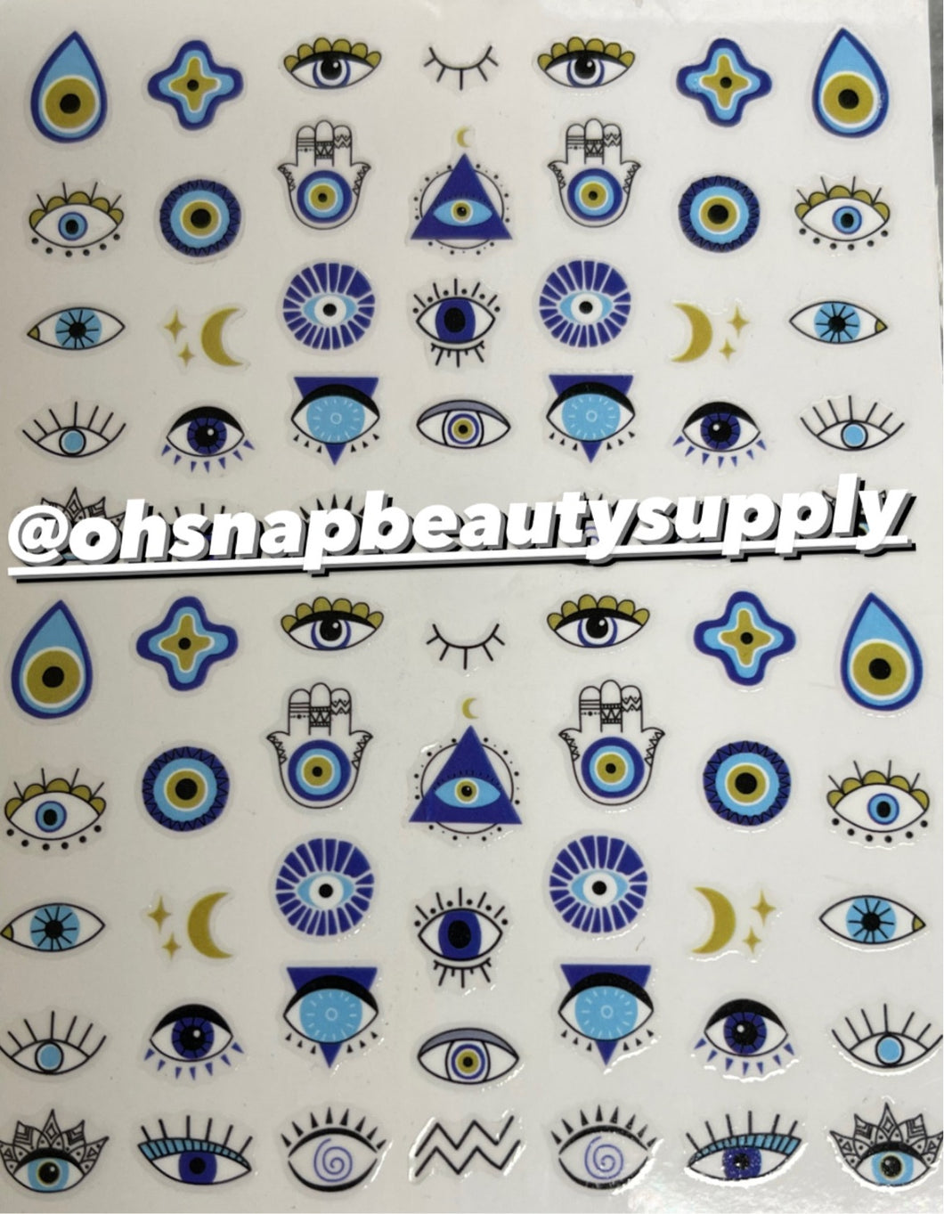 *** Eye & Hamsa WG893 Sticker