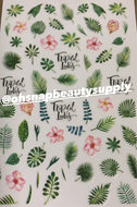 *** Leaf Tropical 3363 Sticker