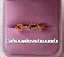 Fashion Jewelry - Ring - DIAMOND RoseGold Chain