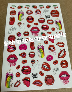 Lips 86 Sticker