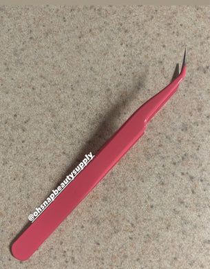 Nail Art Tweezer (Pink)