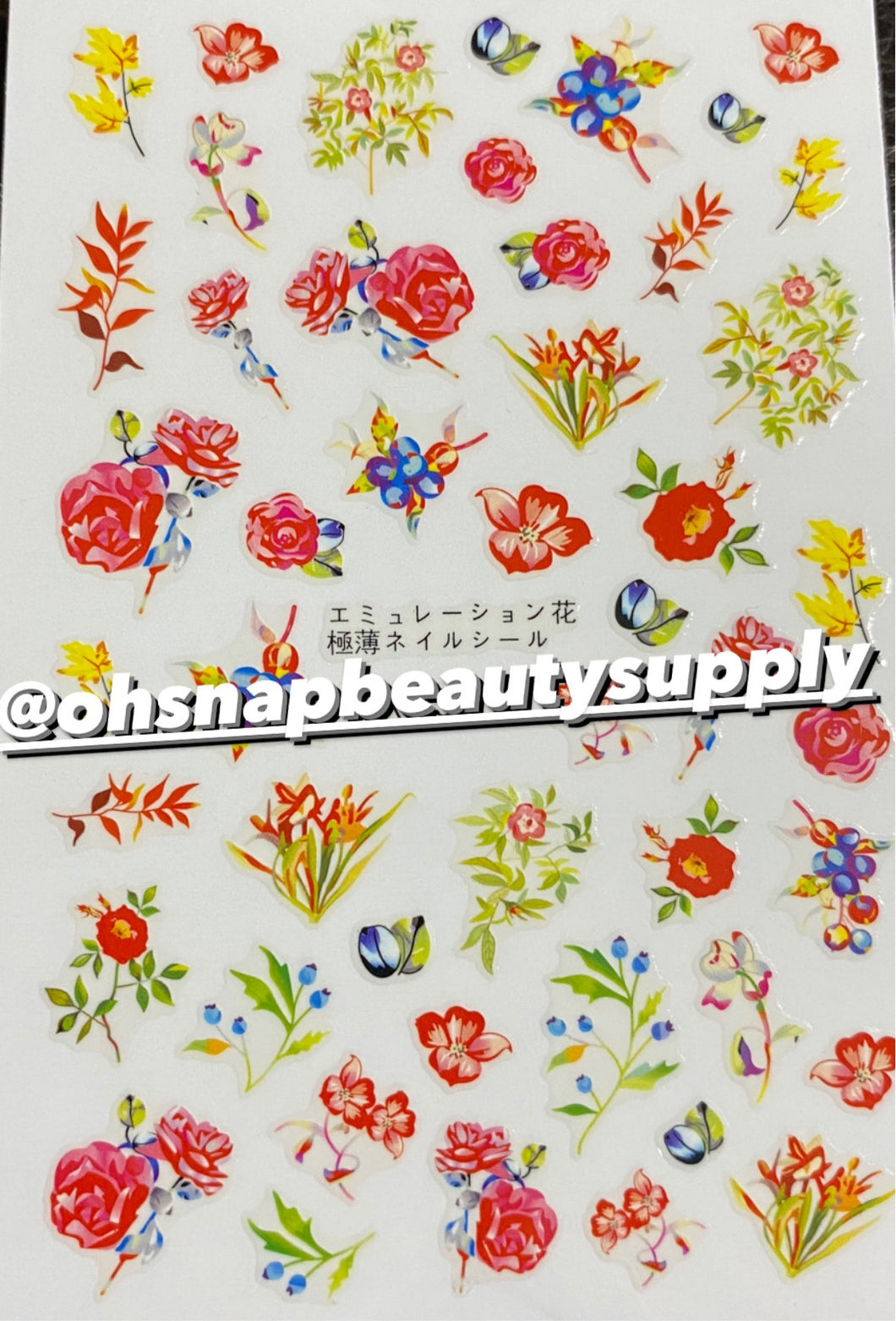 * Flower XF3016 Sticker