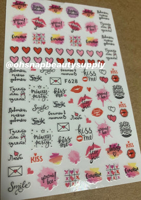 LOVE F628 Sticker