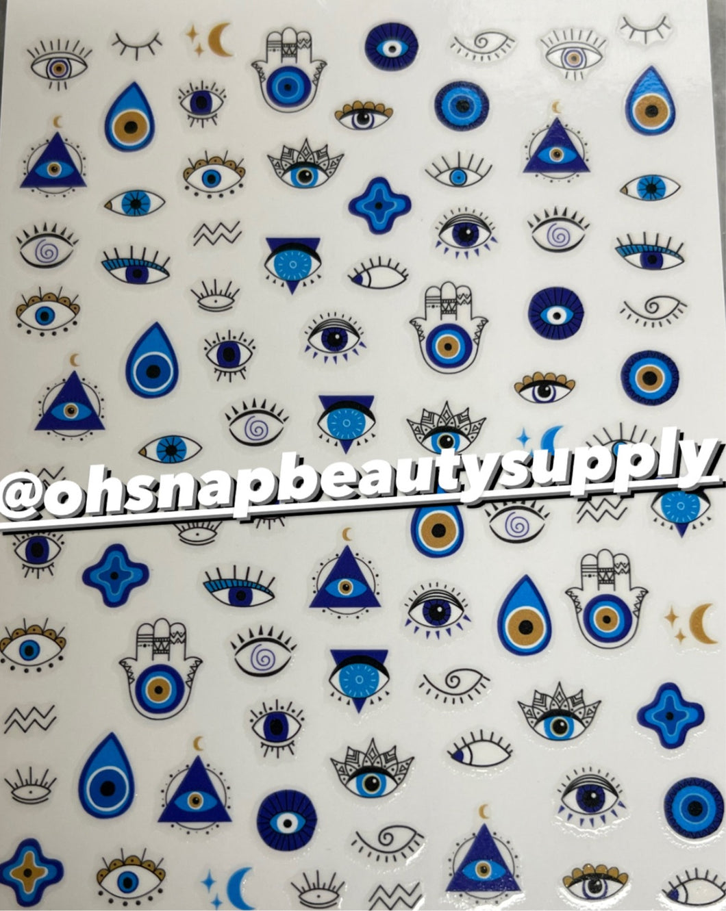*** Eye & Hamsa WG894 Sticker