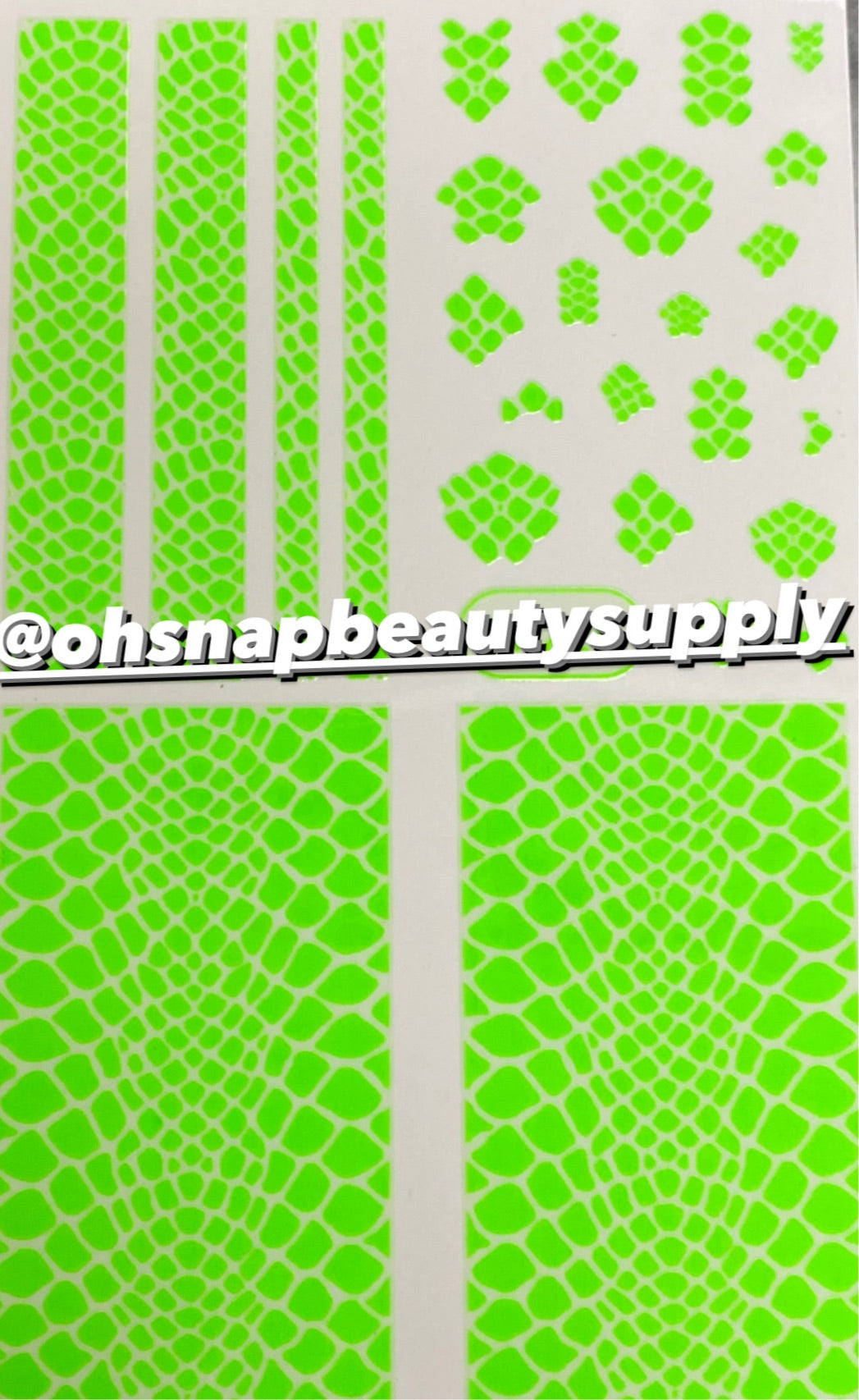 Green Animal Print  SP224 Sticker
