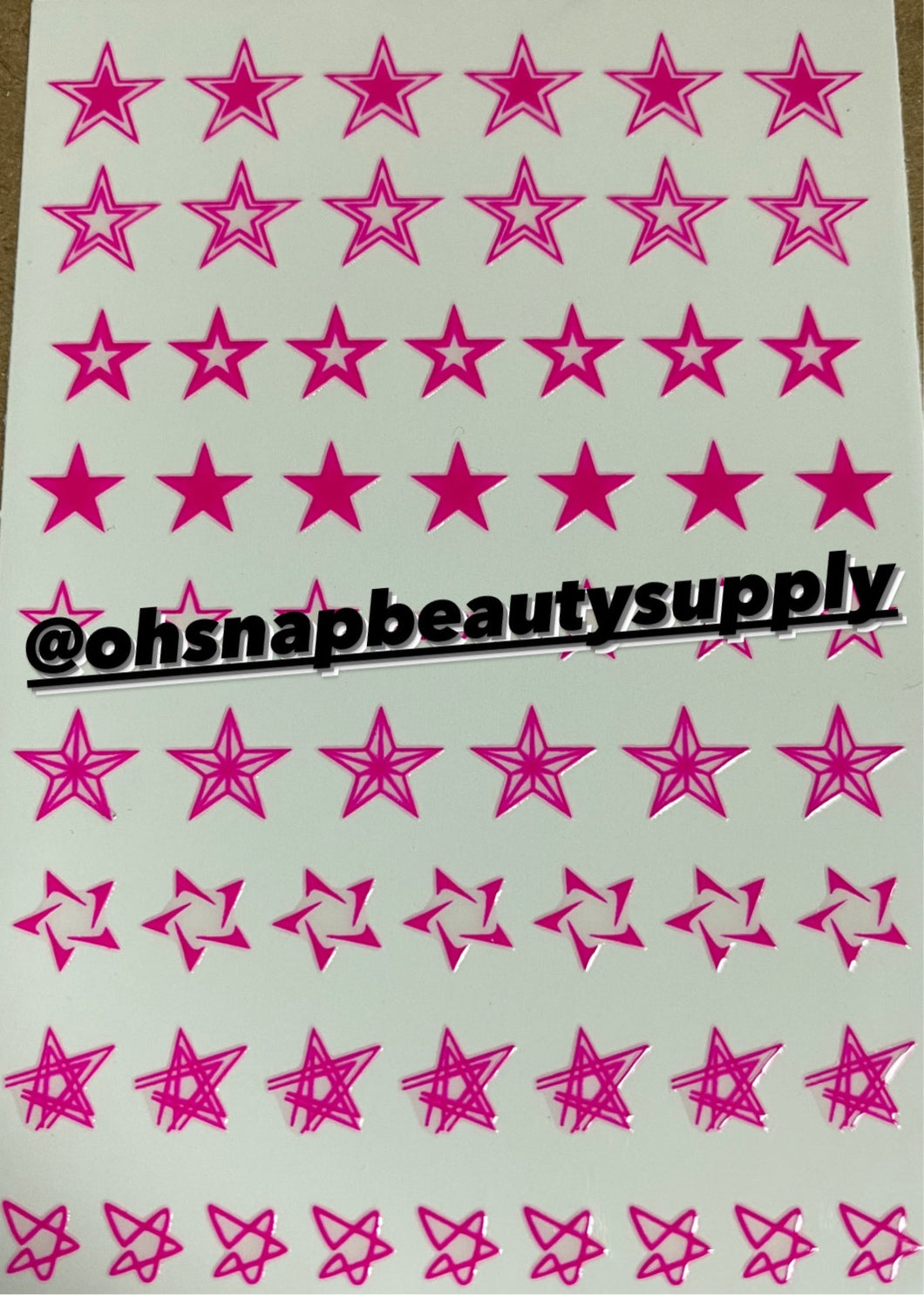PINK Star ⭐️ 3357 Sticker