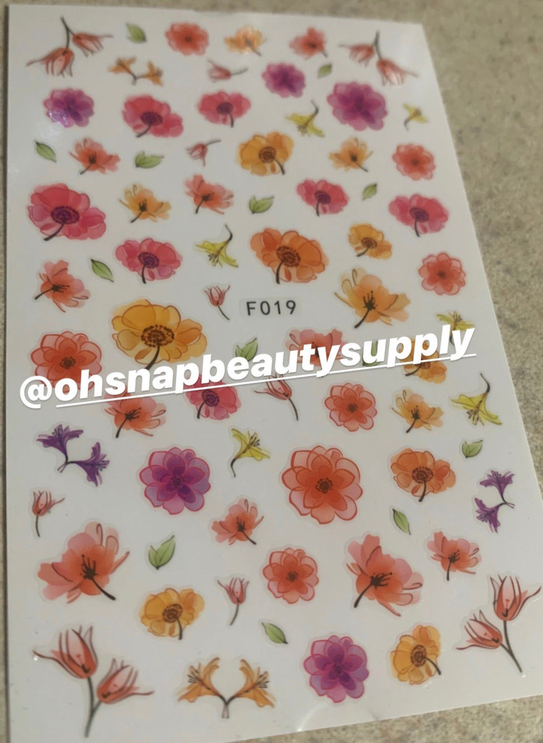 Flower F019 Sticker