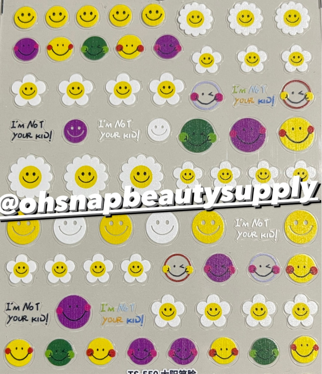 * Smiley Face TS 550 Sticker
