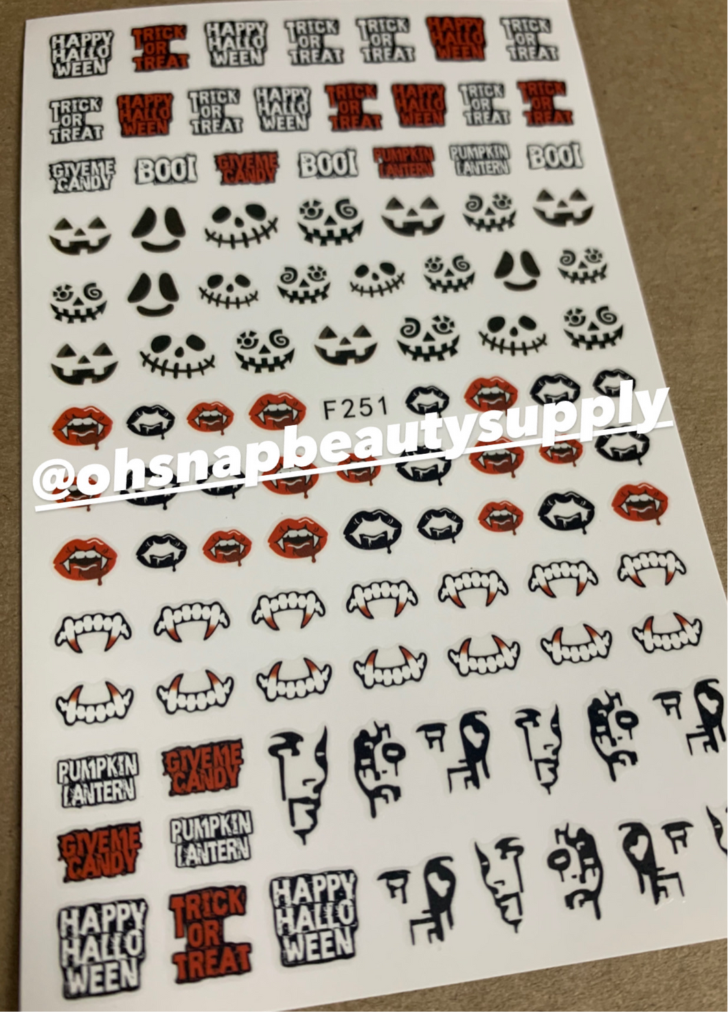 BOO! (Halloween) F251 Sticker