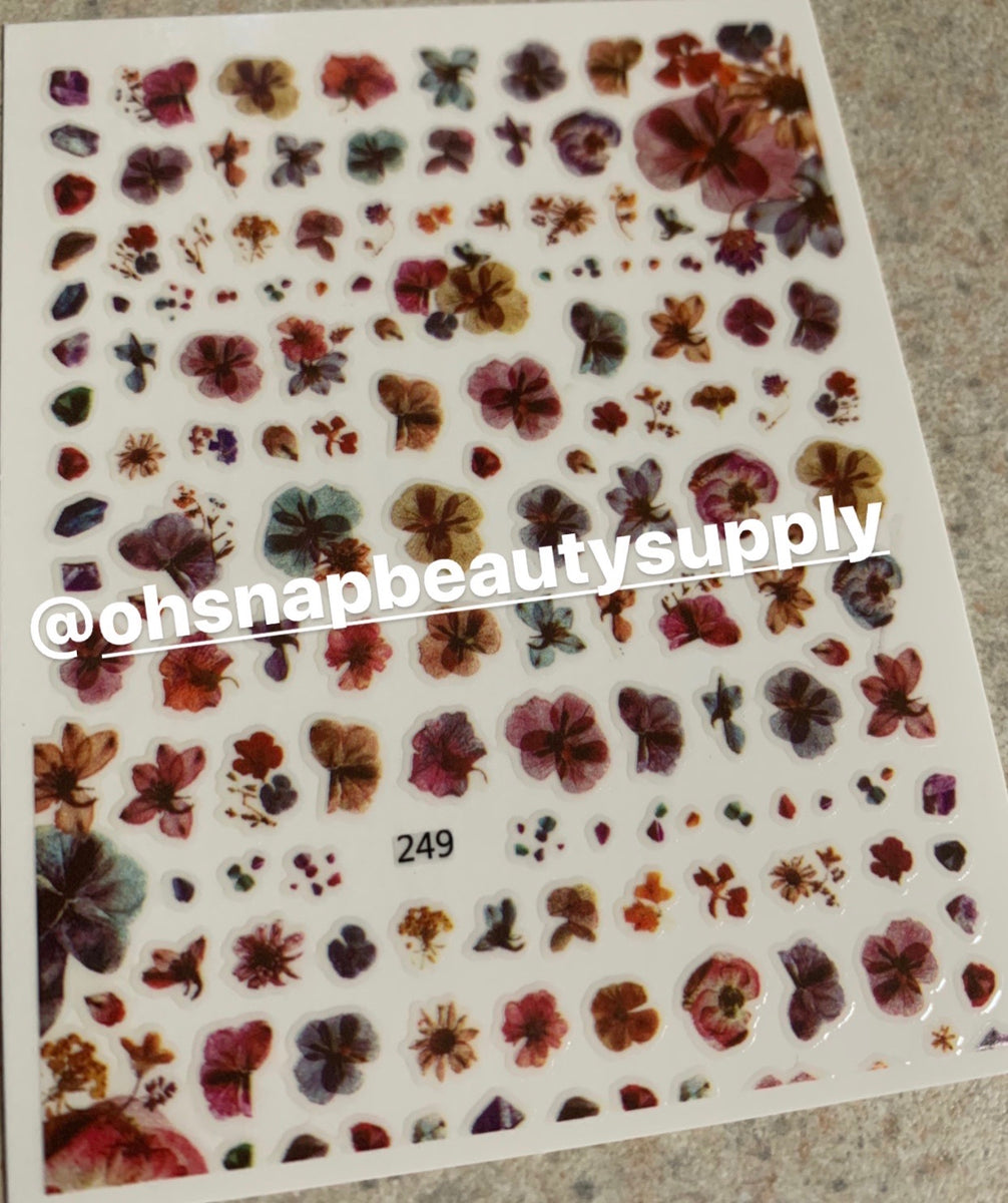 Flower 249 Sticker – Oh Snap! Beauty Supply