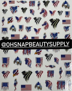 USA Flag 🇺🇸 595 Sticker