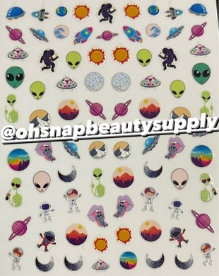 * Space & Alien WG631 Sticker