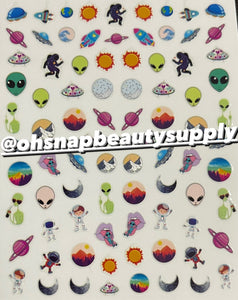 * Space & Alien WG631 Sticker