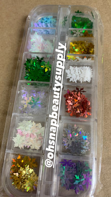 Color/AB Snowflakes ❄️ Glitters