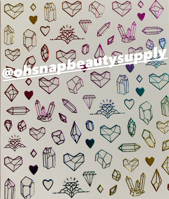 Color Heart 0204 Sticker