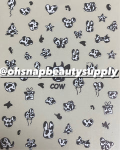 Animal Print COW MOO MOO 🐮 KX008 Sticker