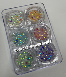 Opal Fancy Hearts ( OhSnap! ) 6colors