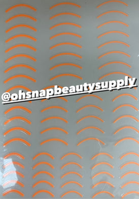 ***Orange CURVE Line 554 Sticker