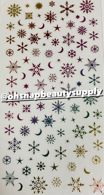 Christmas Color Snowflake DP2022 Sticker