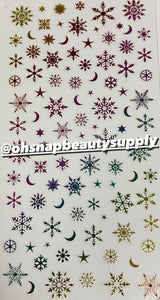 Christmas Color Snowflake DP2022 Sticker