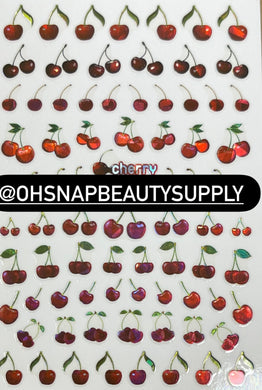 * HOLOGRAPHIC Fruit Cherry L012 Sticker