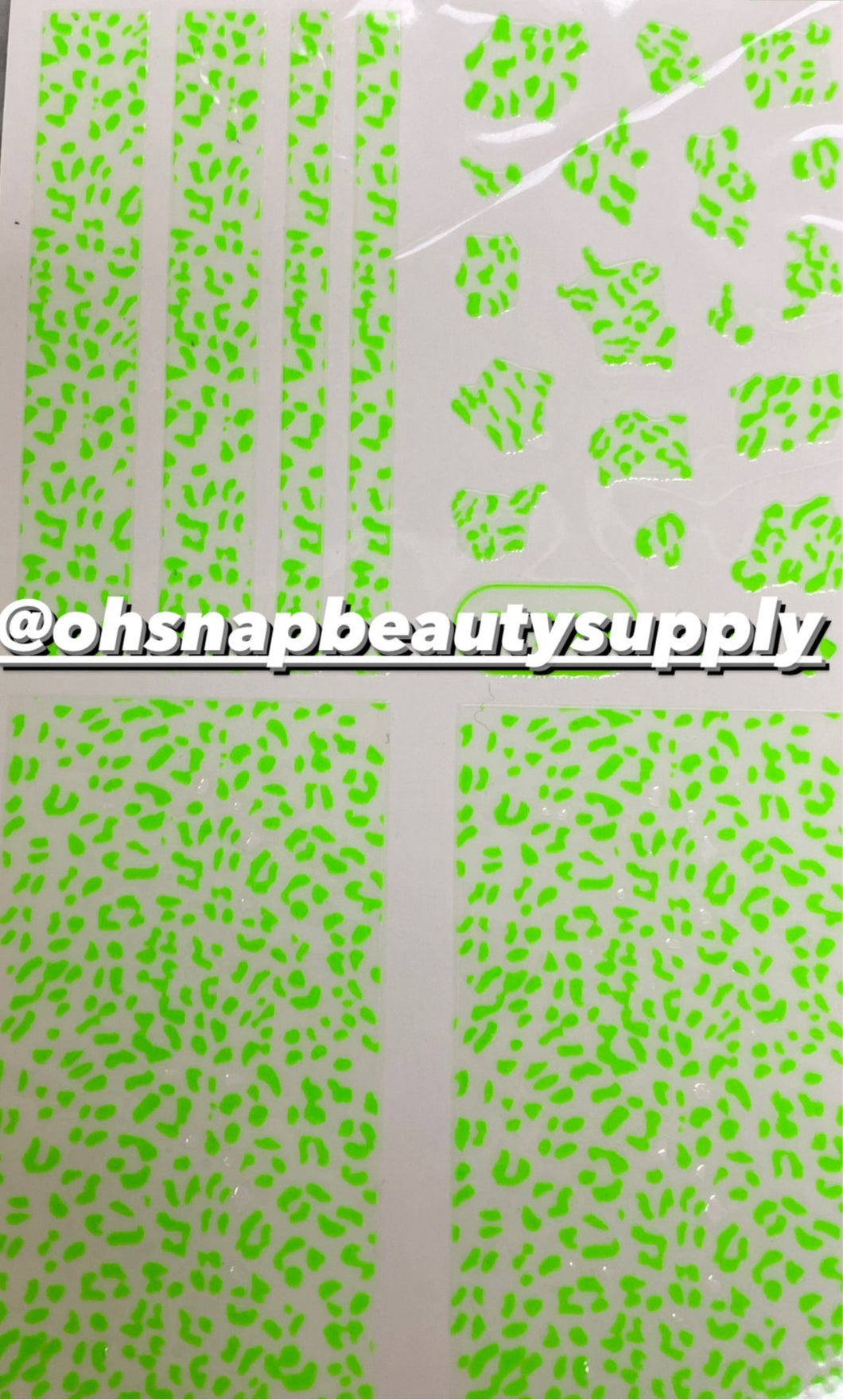 Green Animal Print  SP230 Sticker