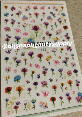 Flower F535 Sticker