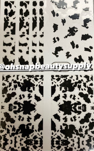 Black Animal Print  SP228 Sticker
