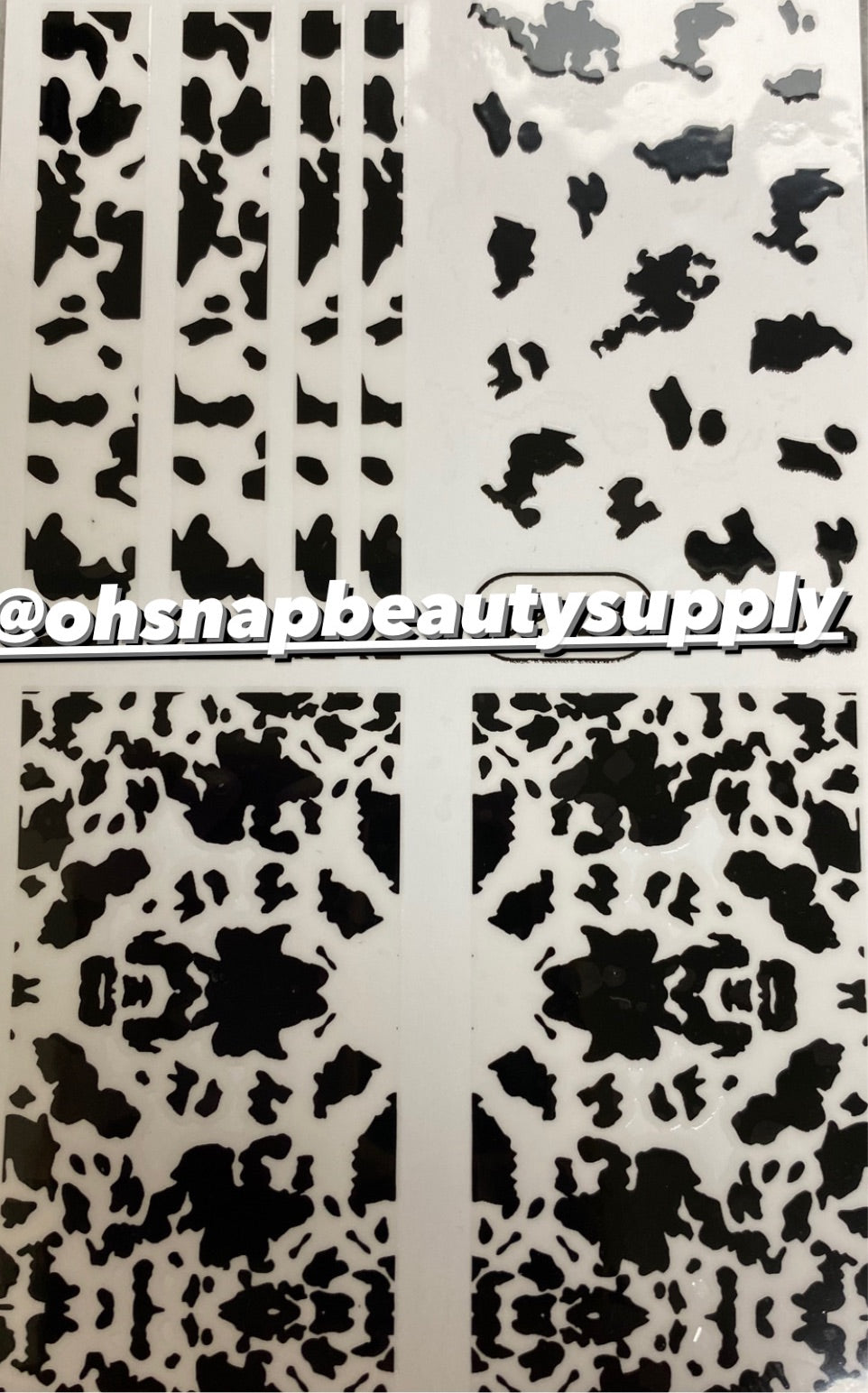 Black Animal Print  SP228 Sticker