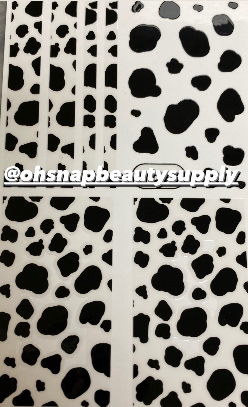 Black Animal Print  SP231 Sticker