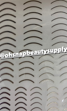 ***Silver CURVE Line 554 Sticker