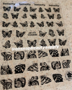 Butterflies CB-212 Stickers