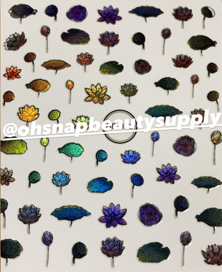 *** Flower (Lotus) 1158 Sticker