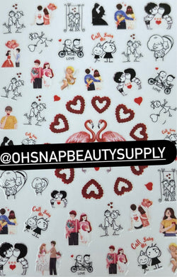 - HEART LOVE B025 Sticker