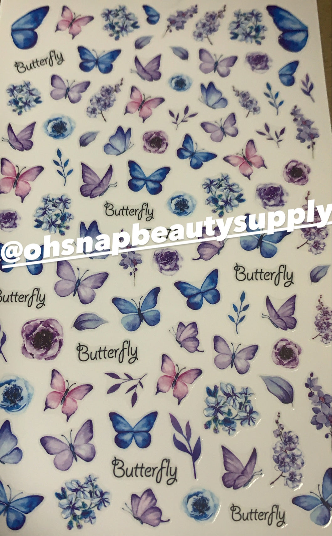 *** Butterfly 678 Sticker
