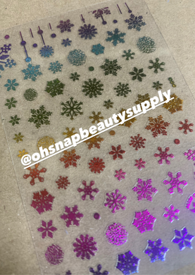 Color Snowflakes 249 Sticker