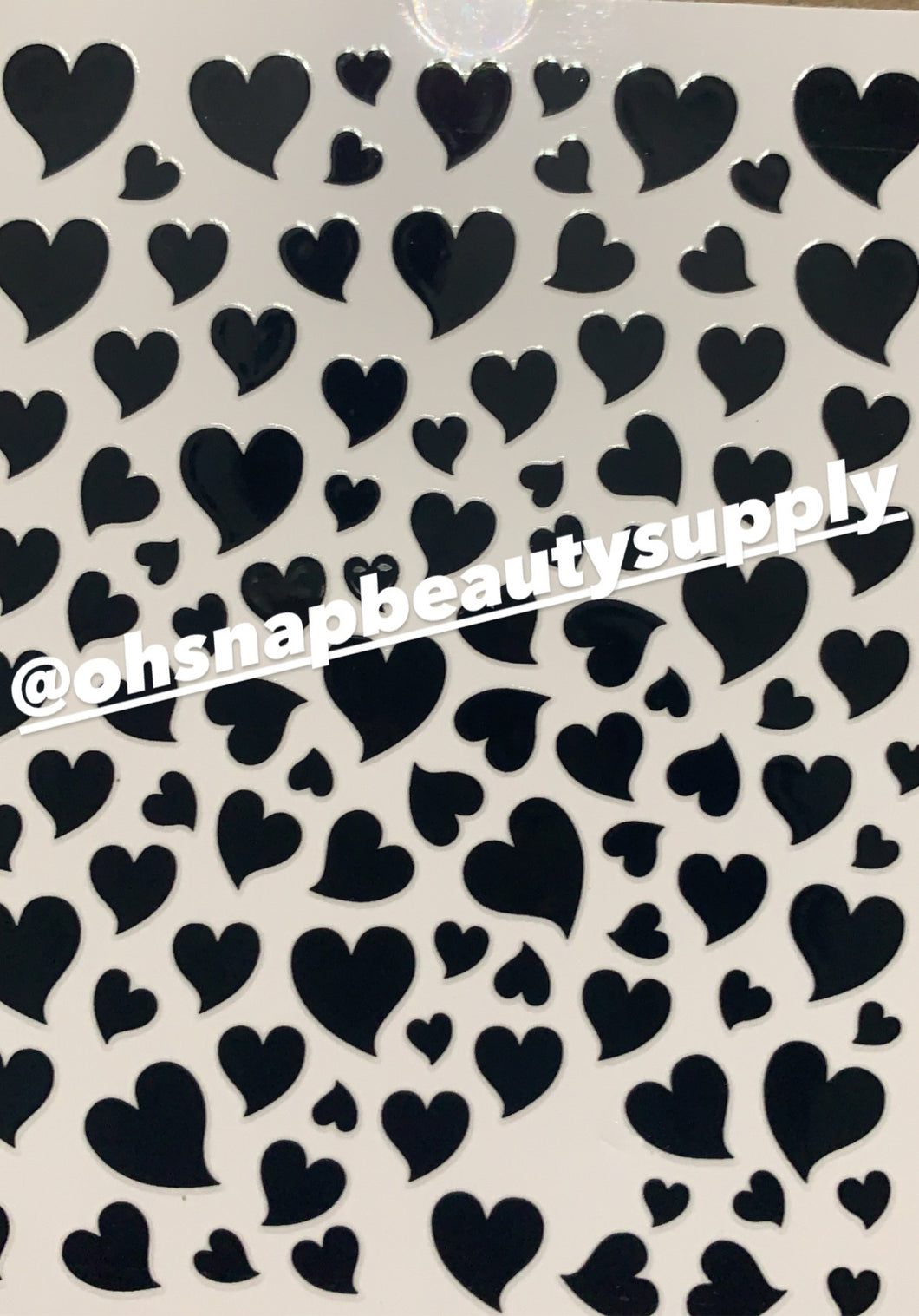 ***Black Heart ♥️ D4213 Sticker