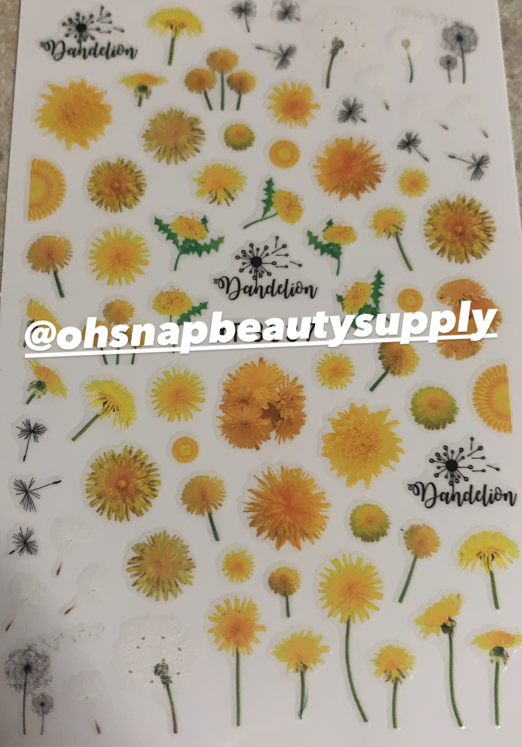 ***Yellow Flower 3337 Sticker