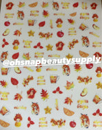 *** Leaf Fall WG732 Sticker