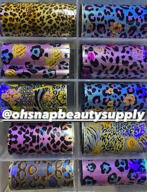 Metallic Leopard Nail Art Foil – OMG Beauty Solutions