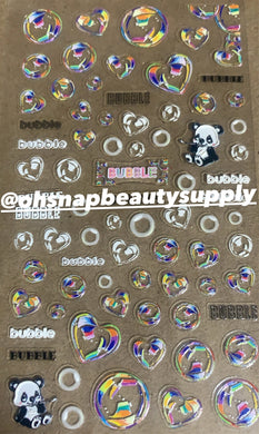 ***Bubble (5D) K069 Sticker