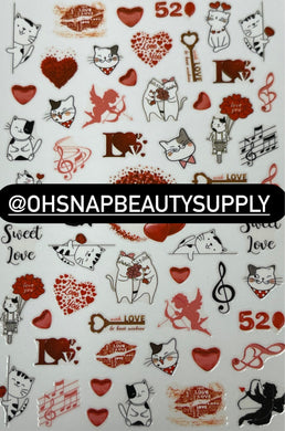 HEART LOVE B032 Sticker